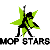 Mop Stars Cleaning Service Logo
