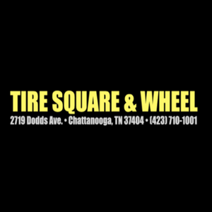 Tire Square &amp; Wheel Logo