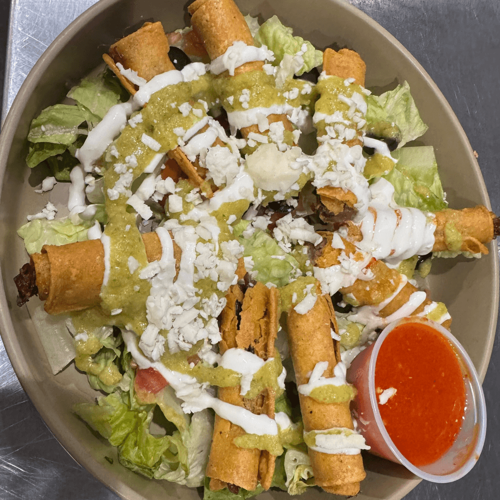 Slow Braised beef Flautitas