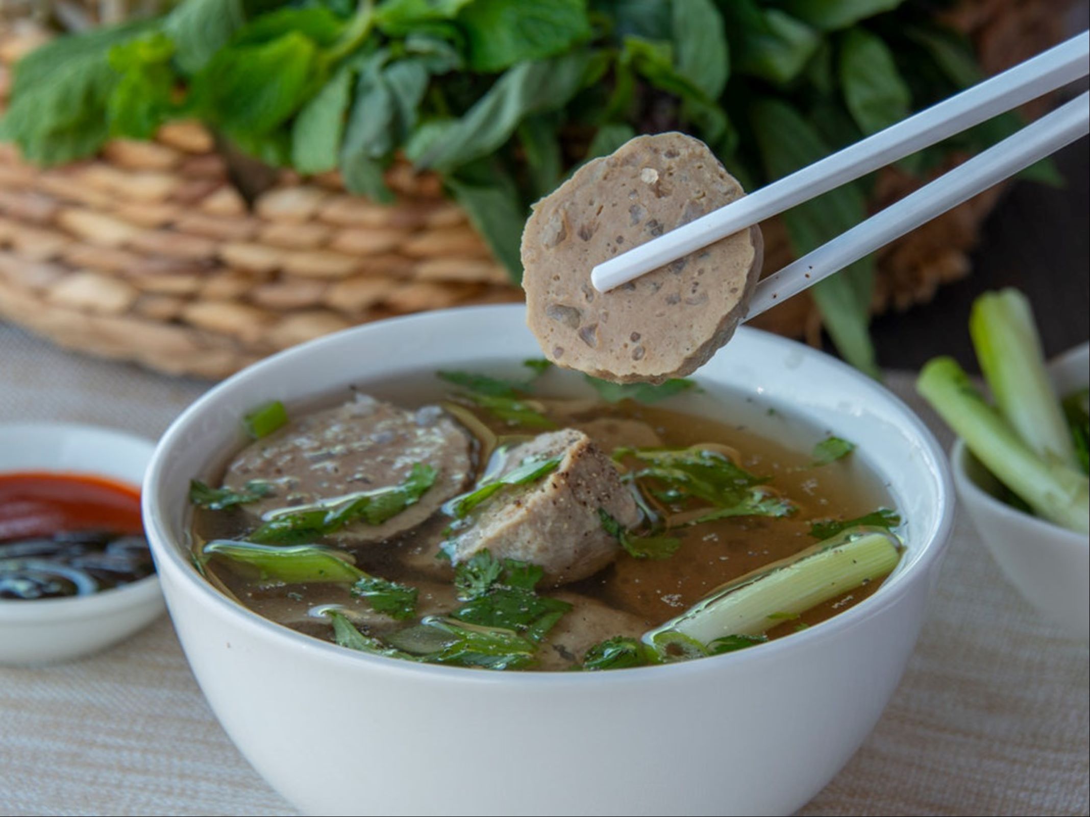 Small Pho With Beef-Balls Soup - Phở Bò Viên
