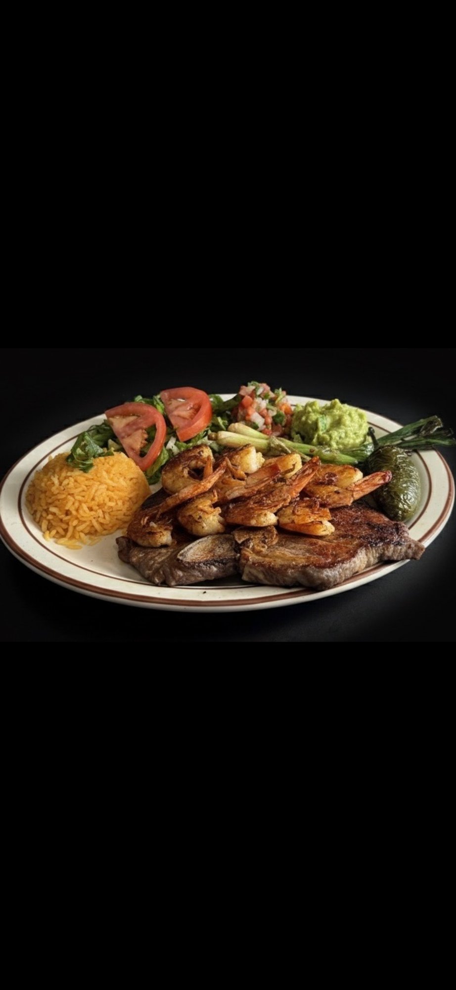 T Bone & Shrimp