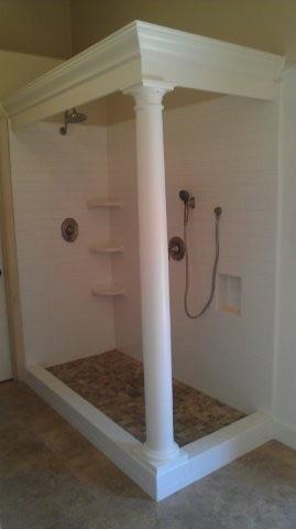 This shower was designed with our customer Debbie. Debbie had a idea and we together made it happened.