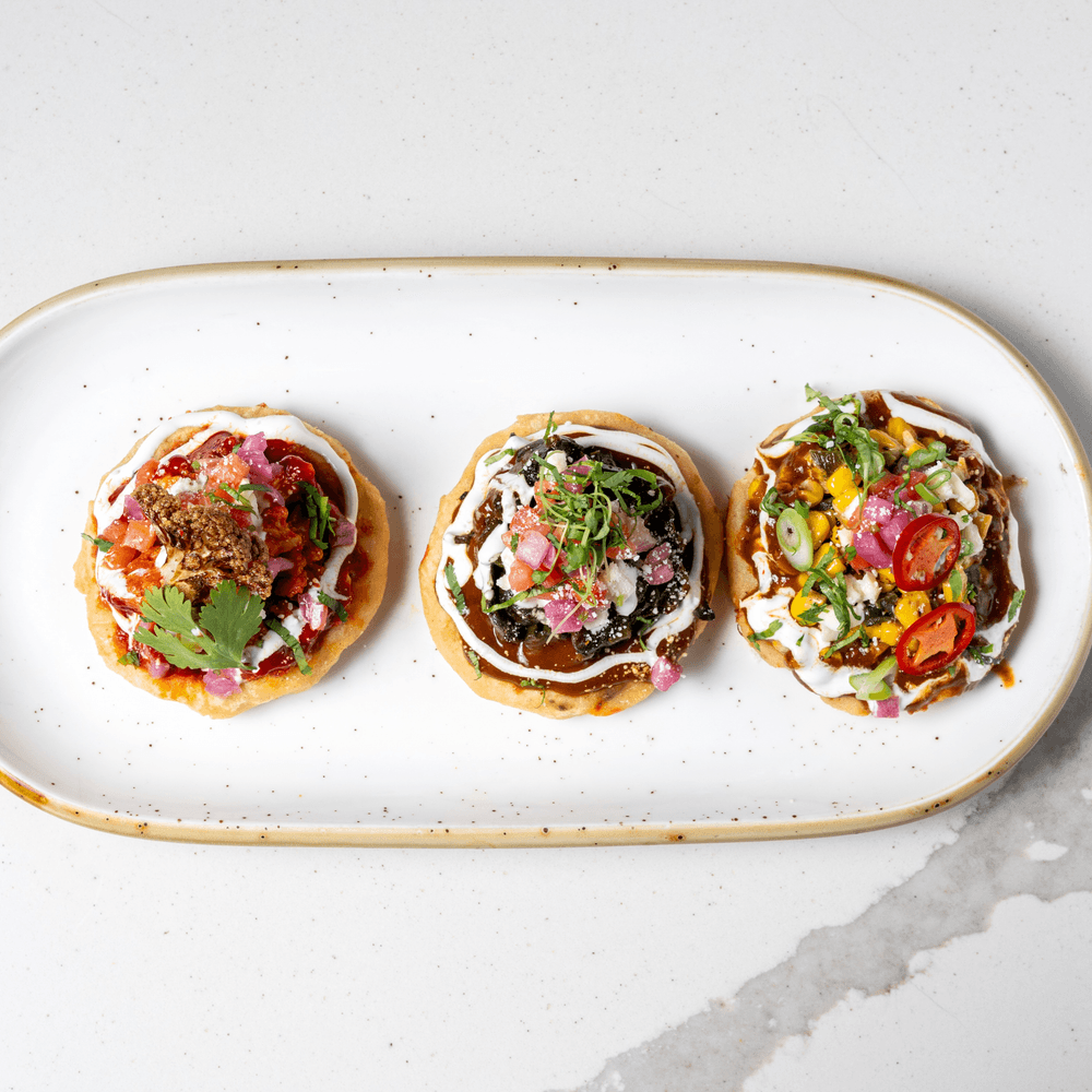 Poblano Corn Sopes