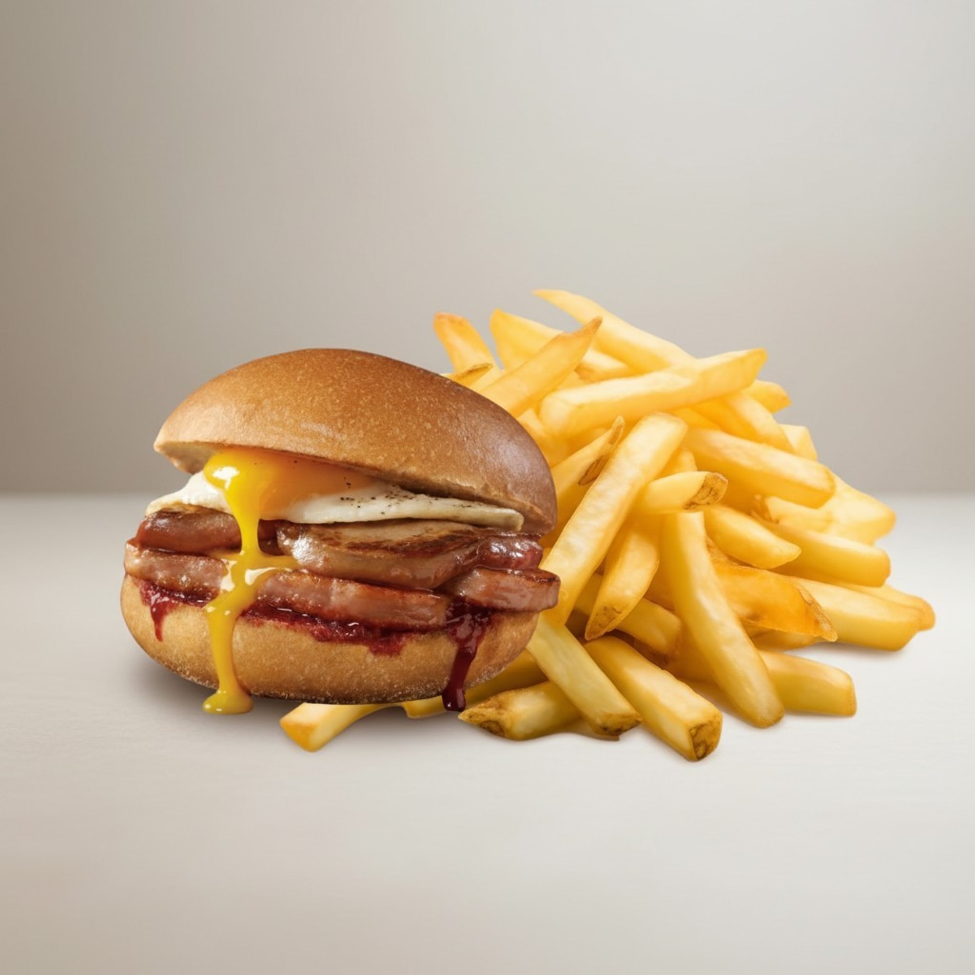 Spam and Egg Sandwich