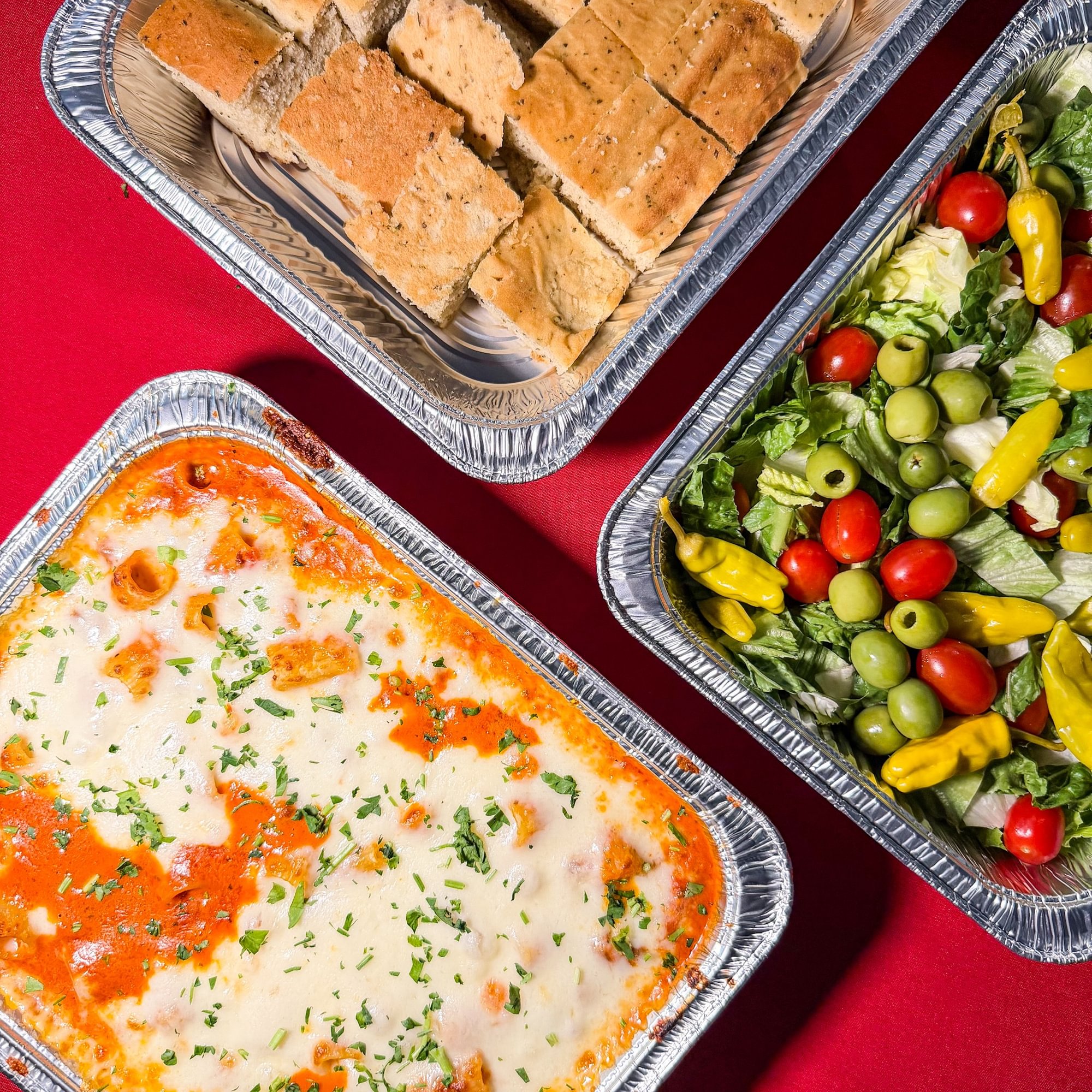 Half Tray Baked Rigatoni