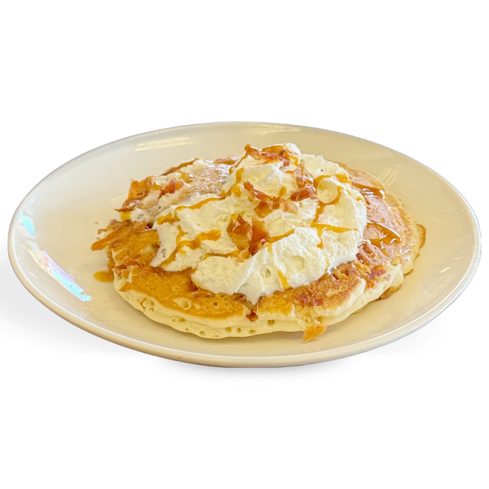 BACON CARAMEL PANCAKES