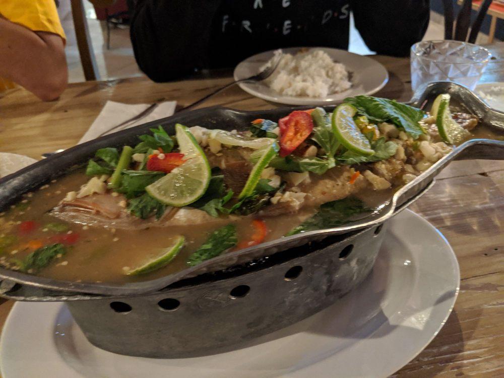 Steamed Fish with Lime Sauce