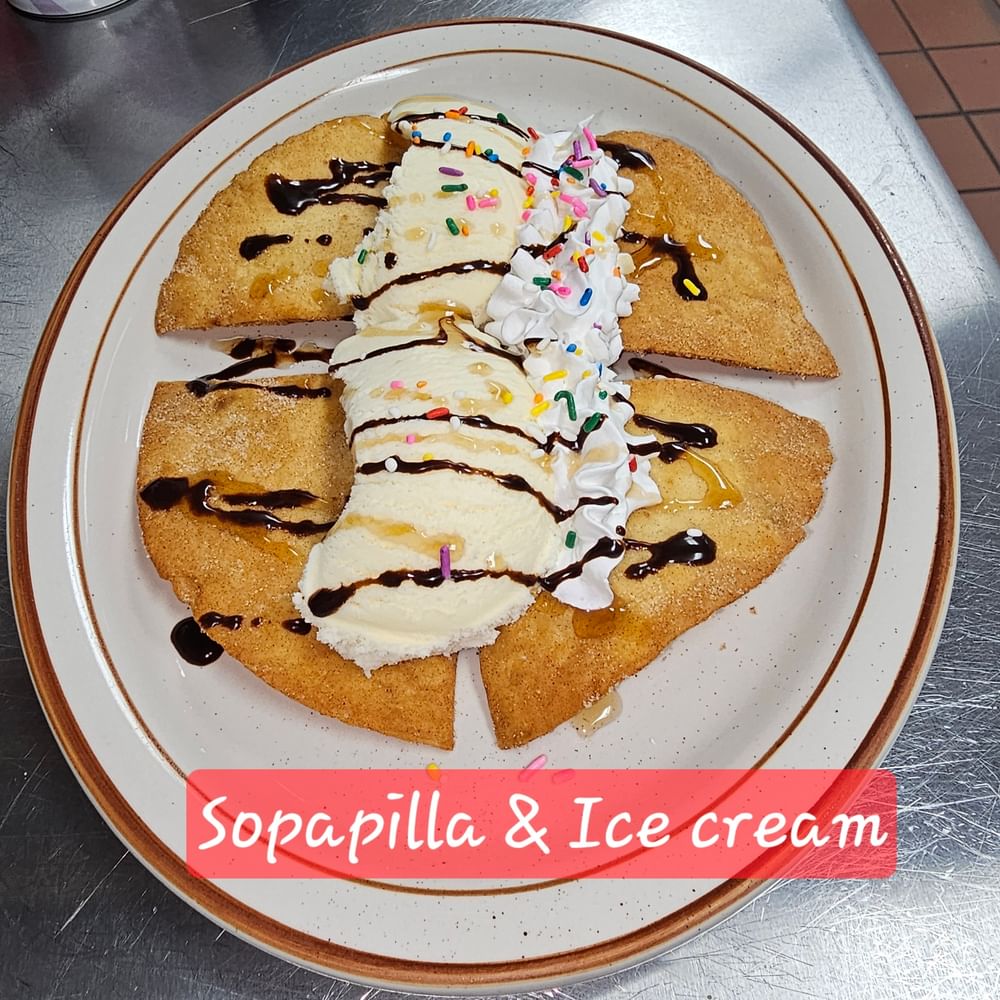 Sopapilla and Ice Cream