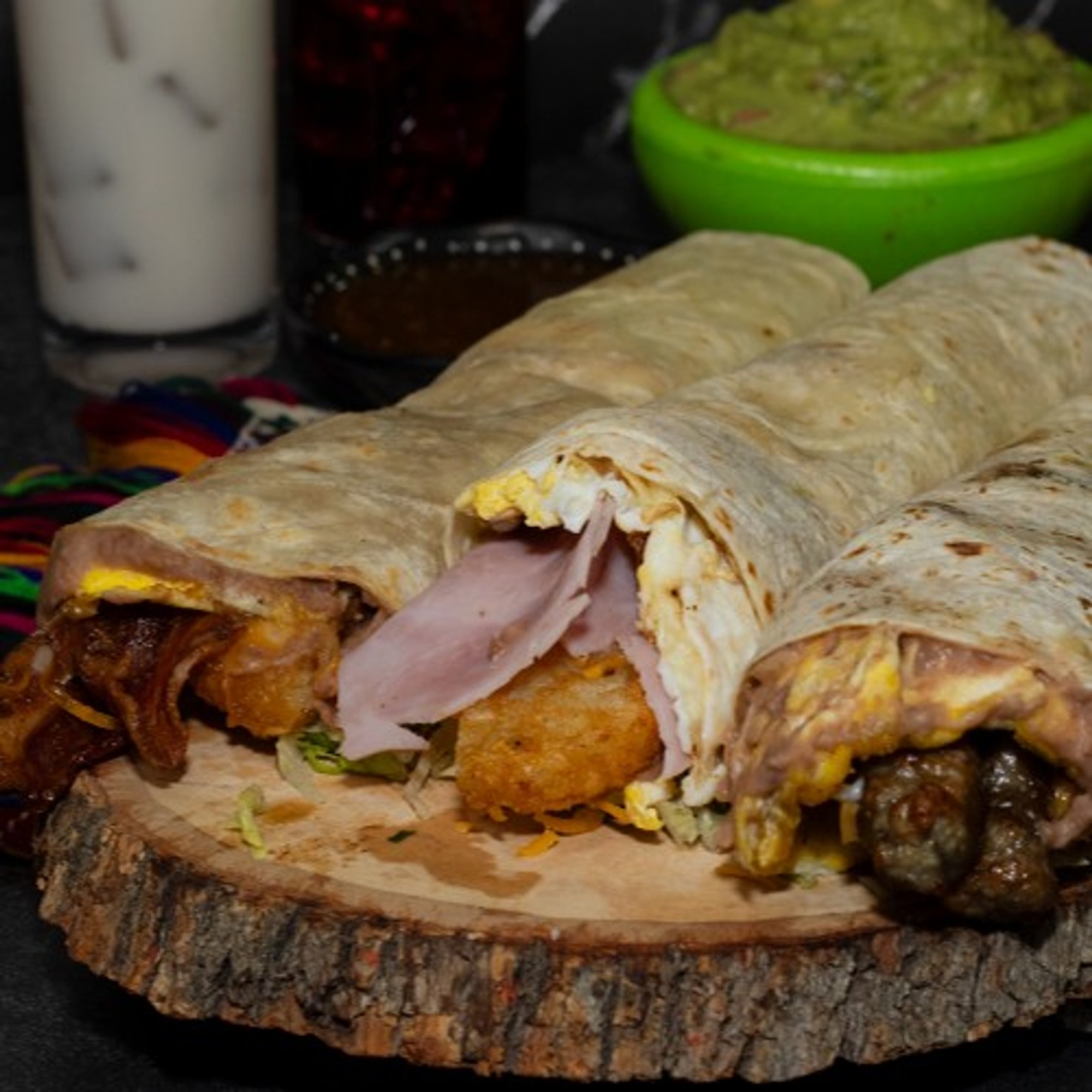 Ham Breakfast Burrito