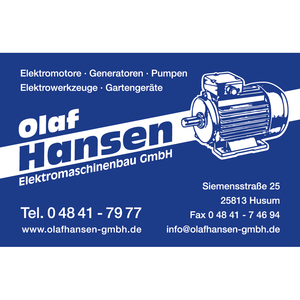 Logo von Olaf Hansen Elektromaschinenbau GmbH