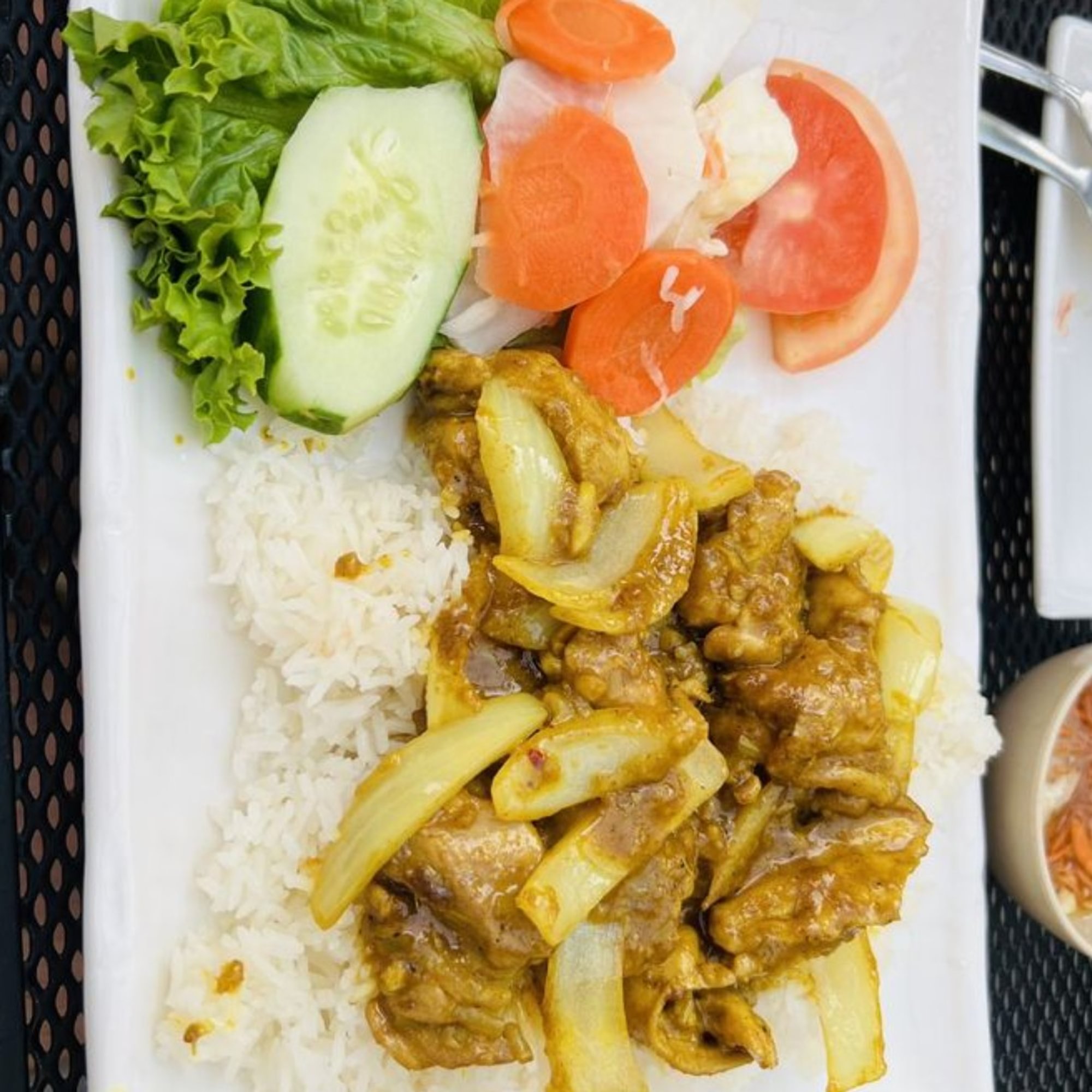 Curry Chicken Over Rice