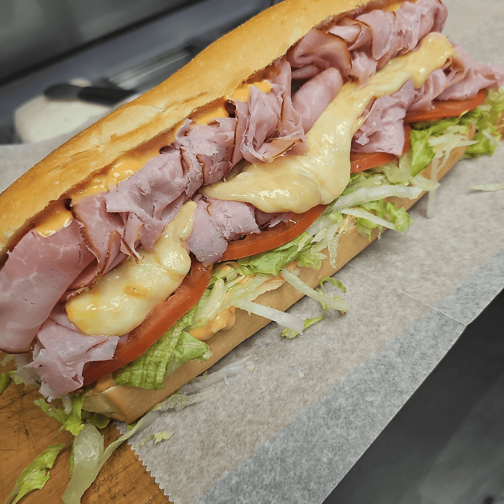 #9 Virginia Ham, Melted Muenster Cheese  Sandwich