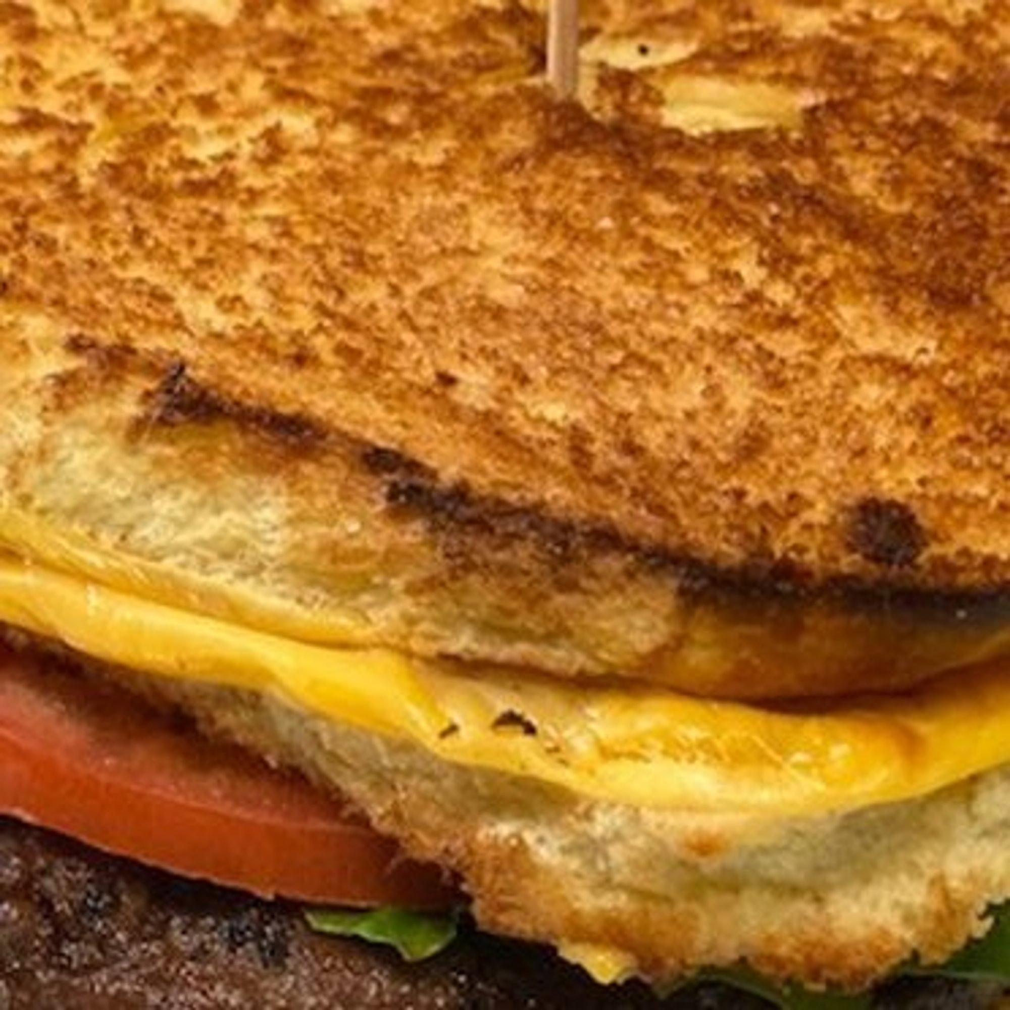Double Grilled Cheese Burger