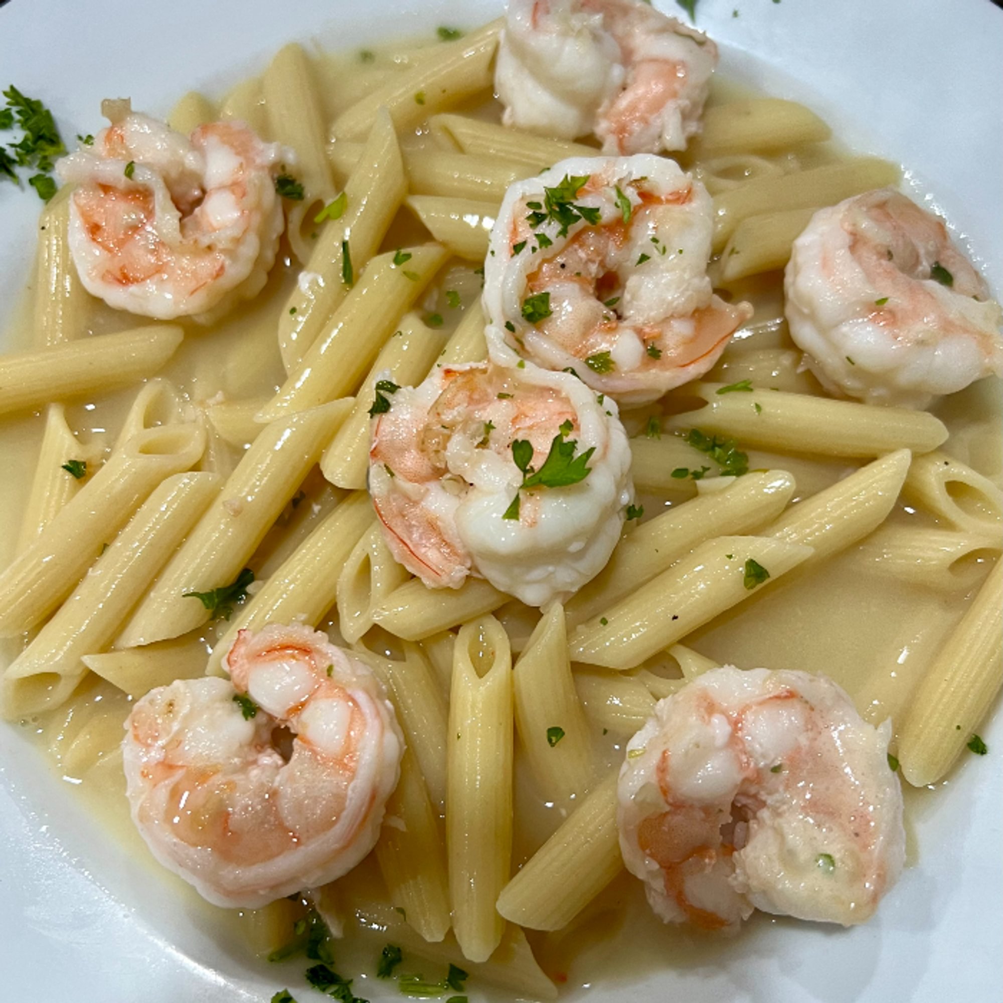 Shrimp Scampi Lunch