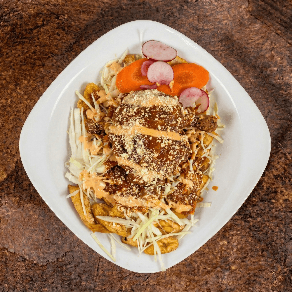 Pollo Con Tajadas