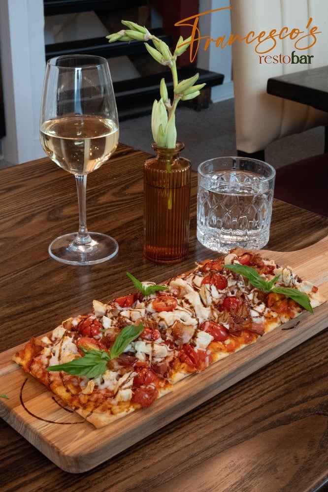 Chicken Caprese Flatbread