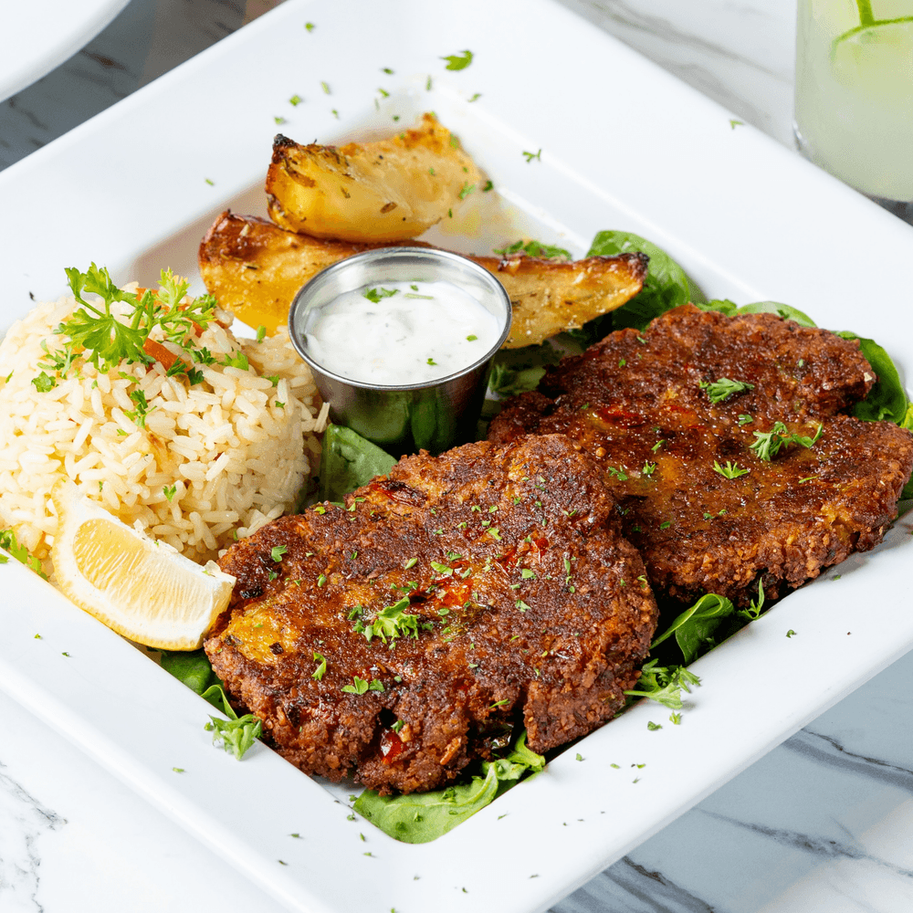 Pecan-Crusted Crab Cakes