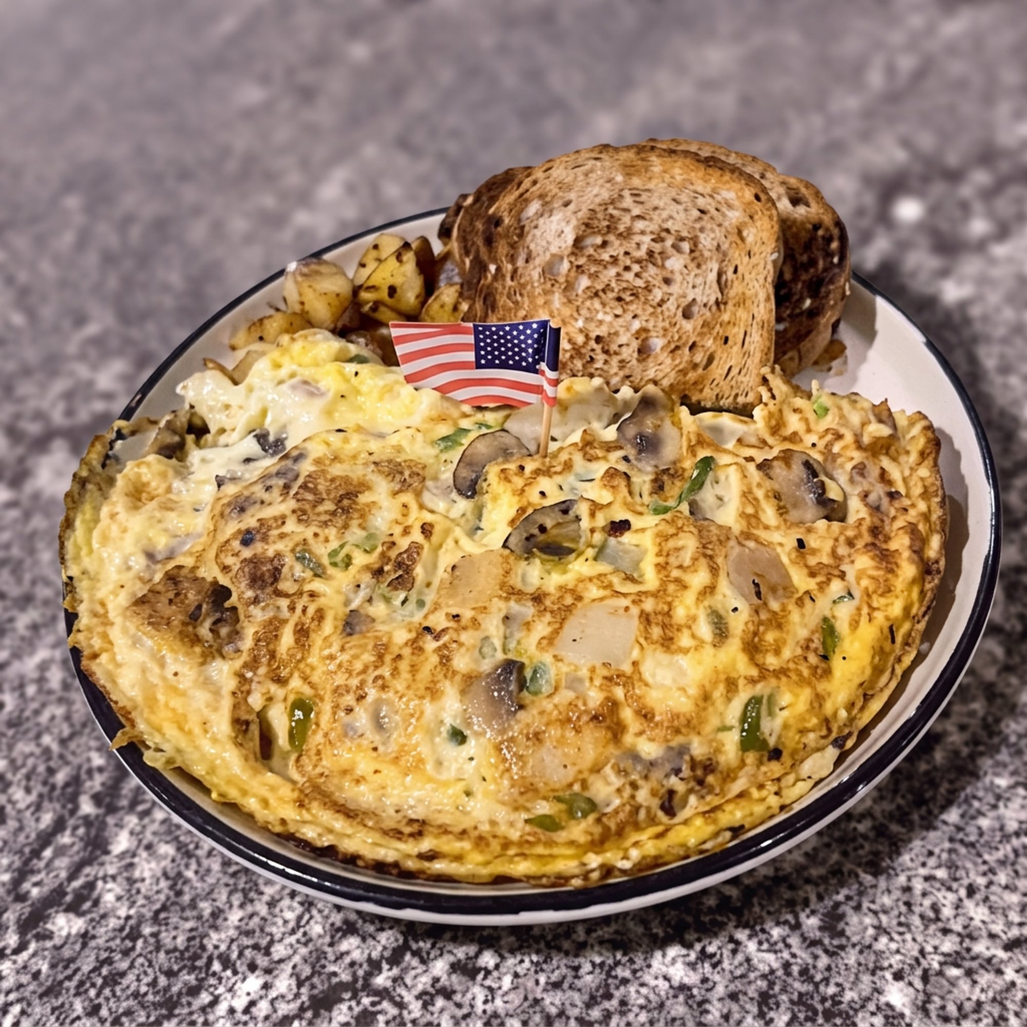 The Nod (2 Eggs) Comes with Toast