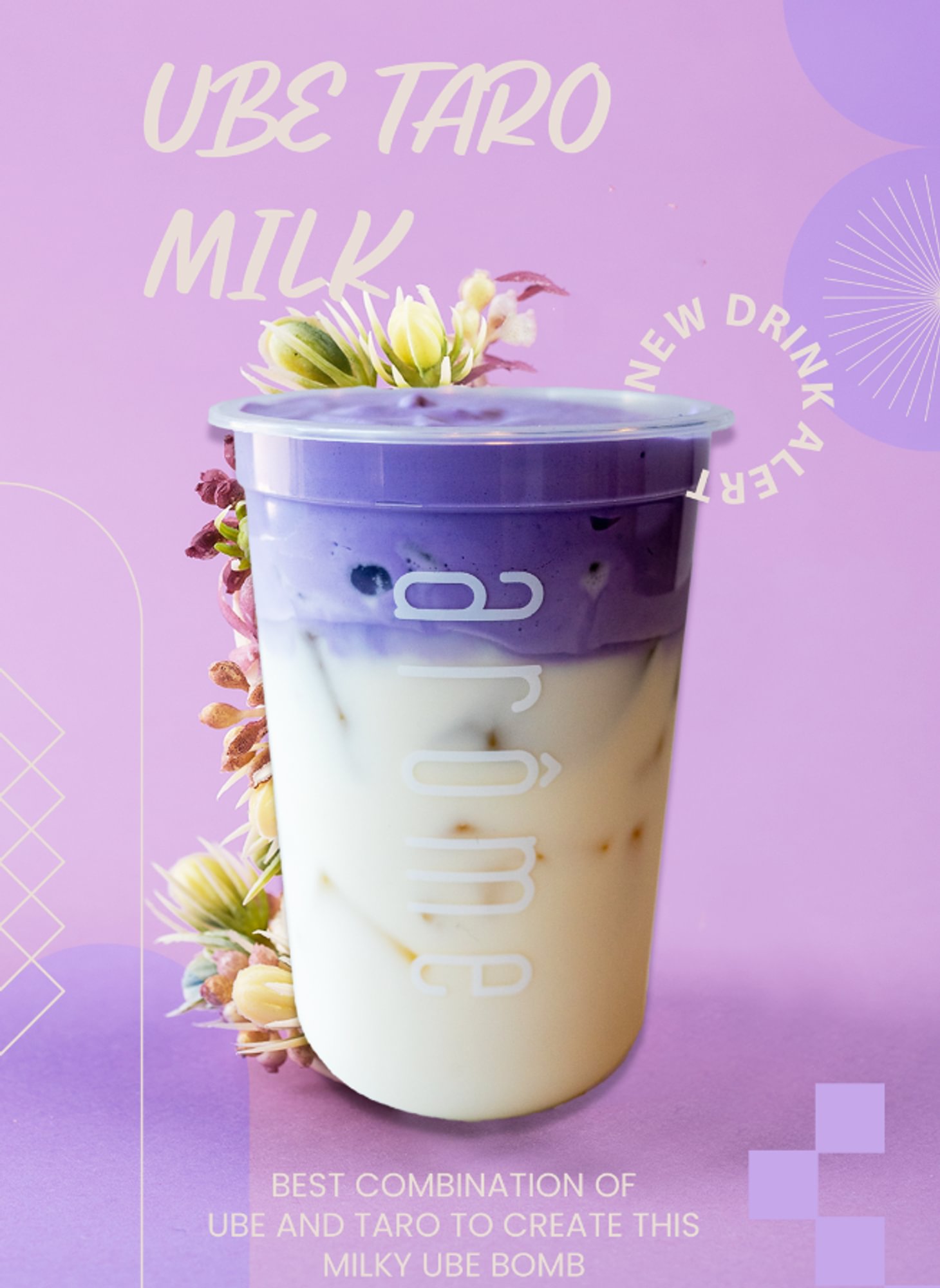 Ube Milk Latte
