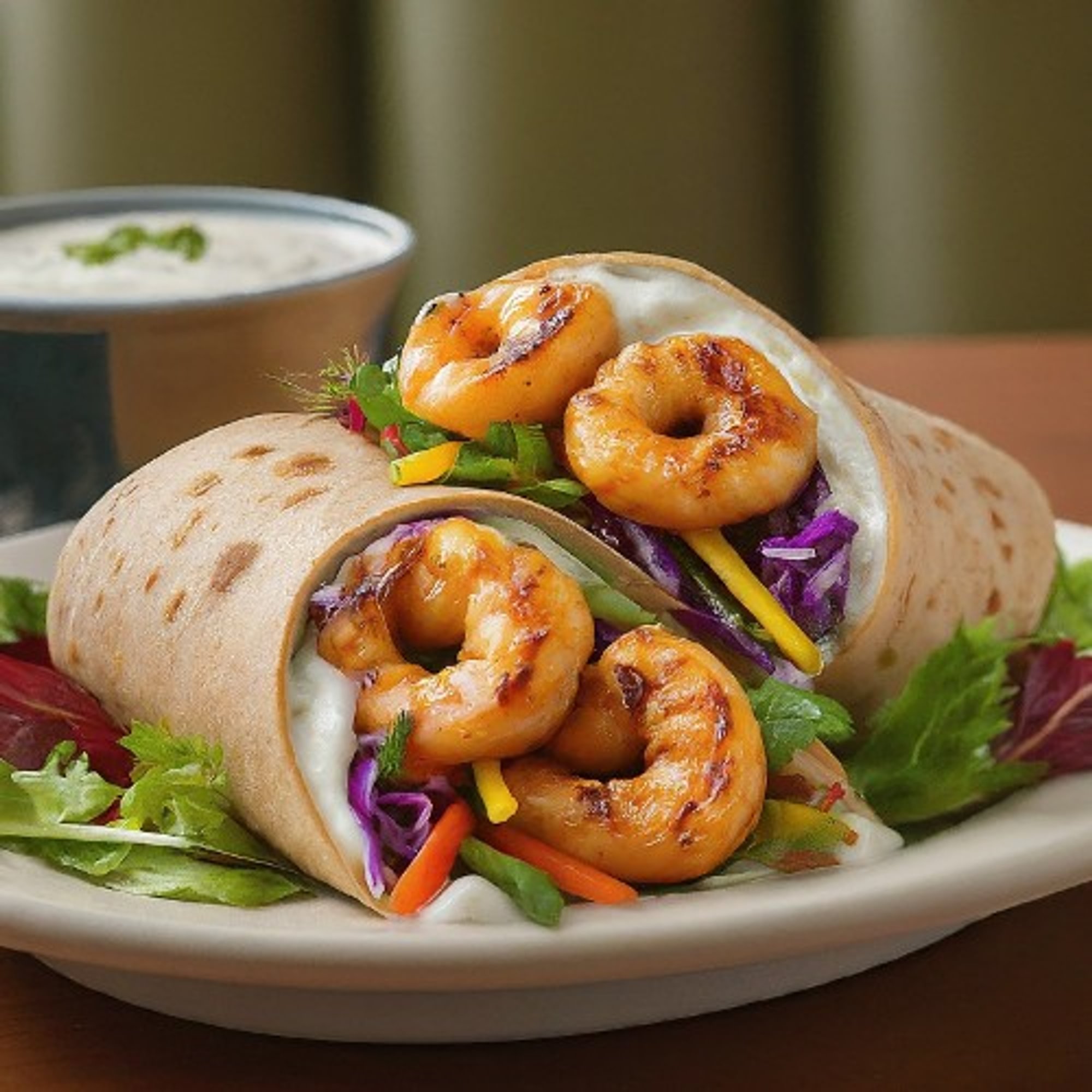 Grilled Shrimp Wrap