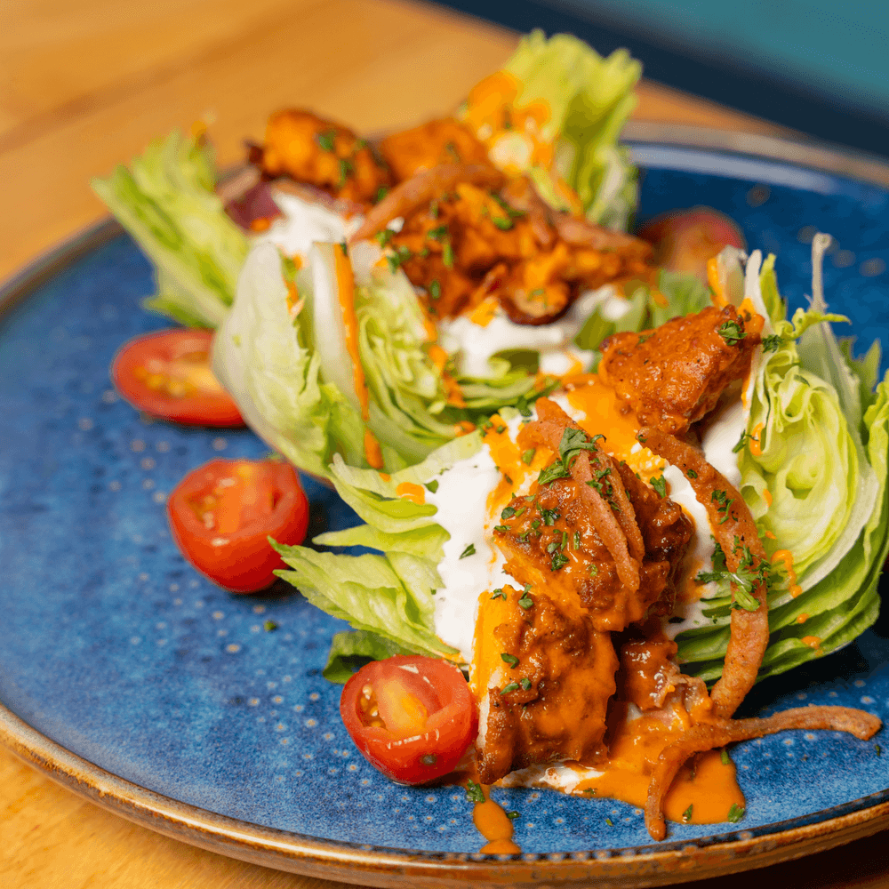 Buffalo Chicken Wedge Salad