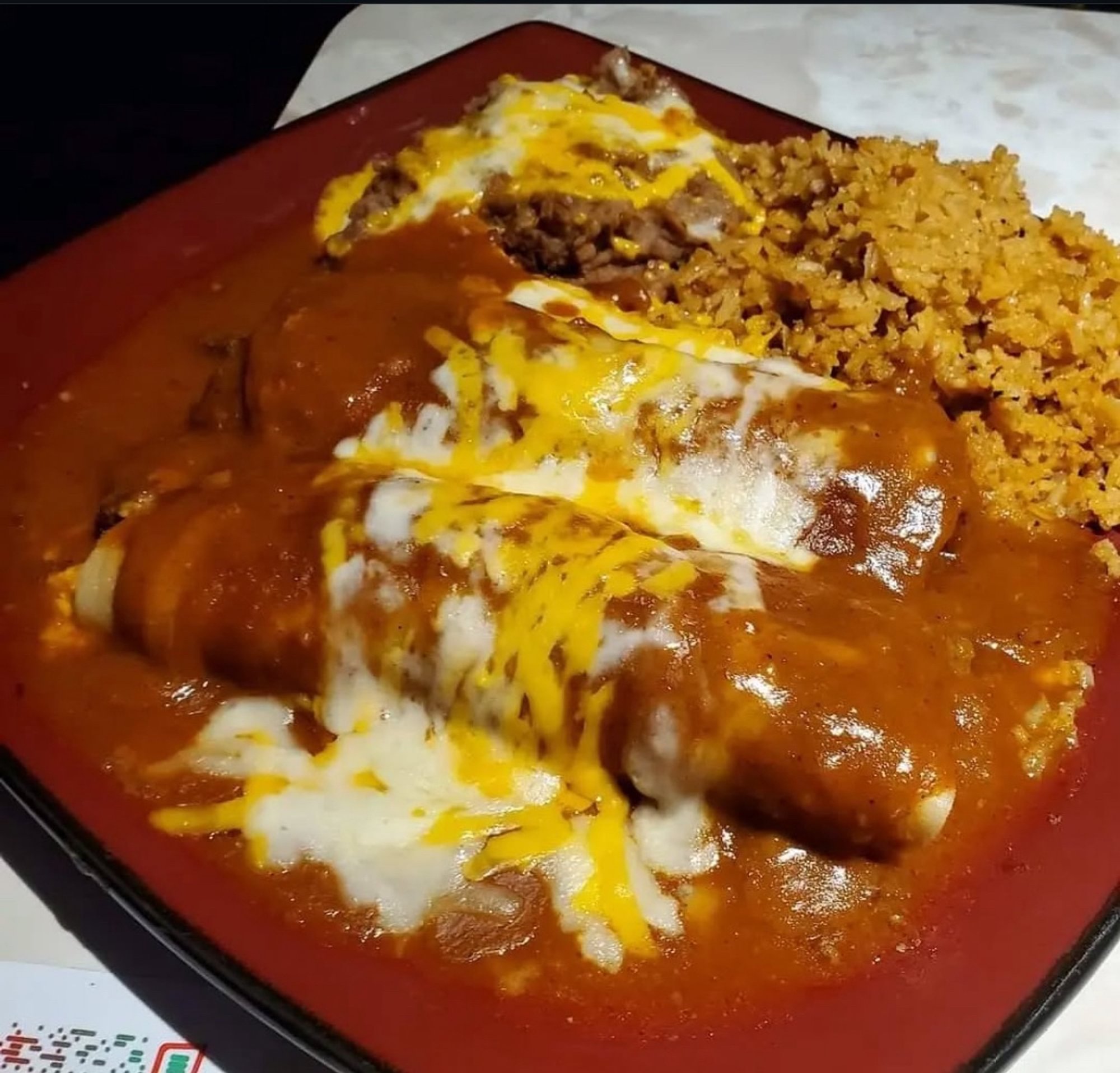 Enchiladas Especiales (Our Signature Enchilada Sauce)