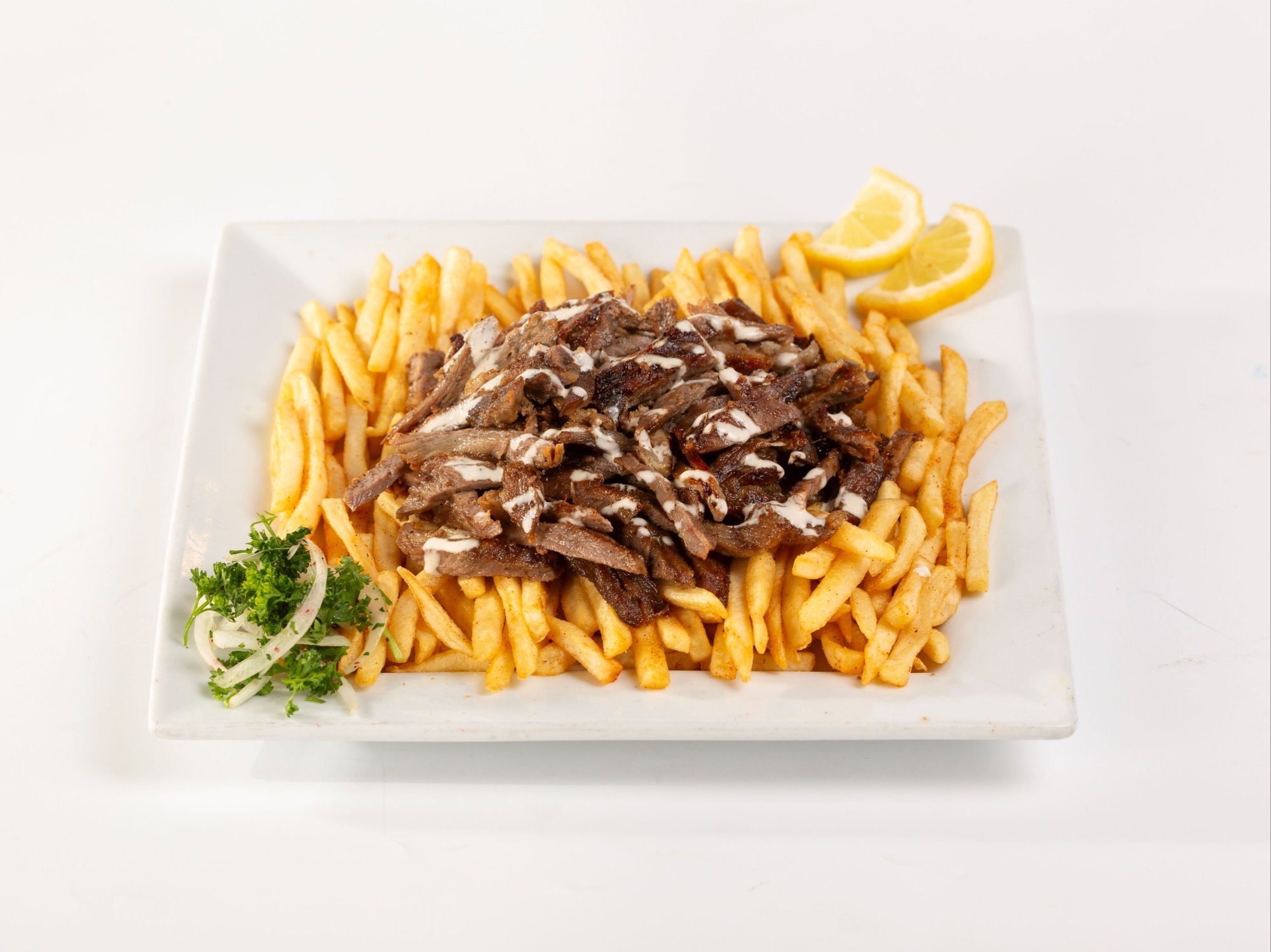 Chicken Shawarma Fries /بطاطا بالشاورما