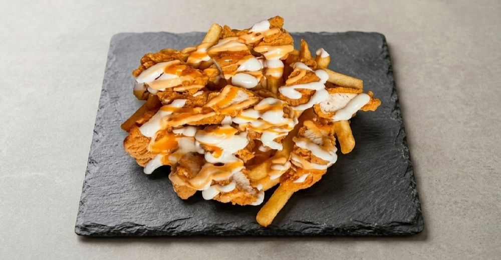 Chicken Tender Over Fries