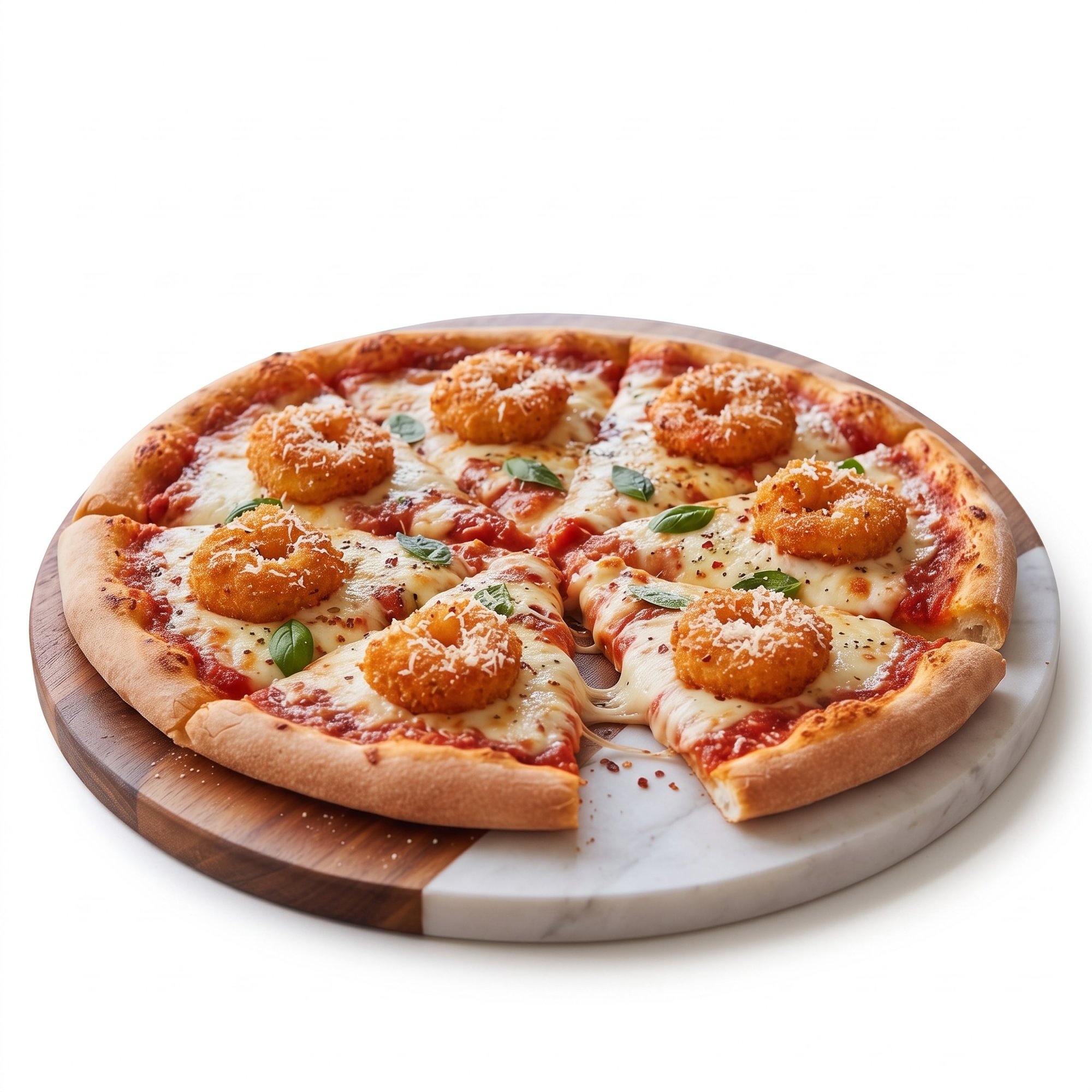Shrimp Parmigiana Pizza