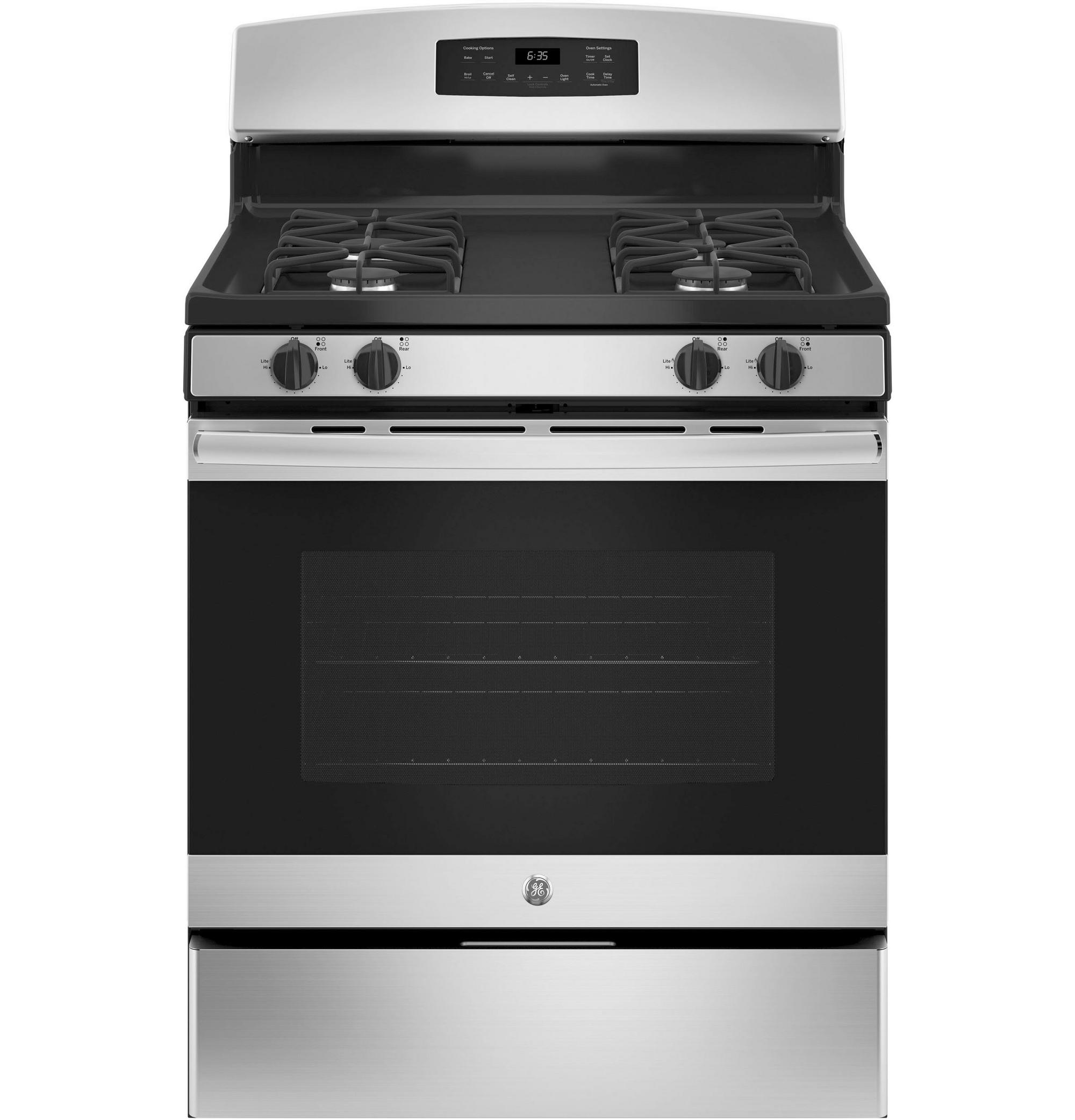 5.0 cu. ft. Self Cleaning Gas Range - Stainless