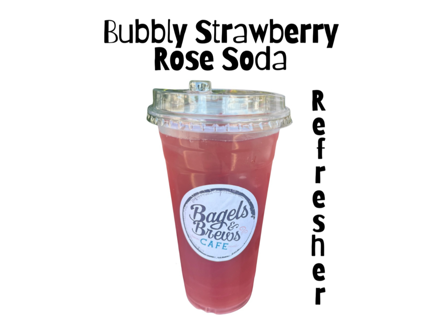 Bubbly Strawberry Rosa Soda