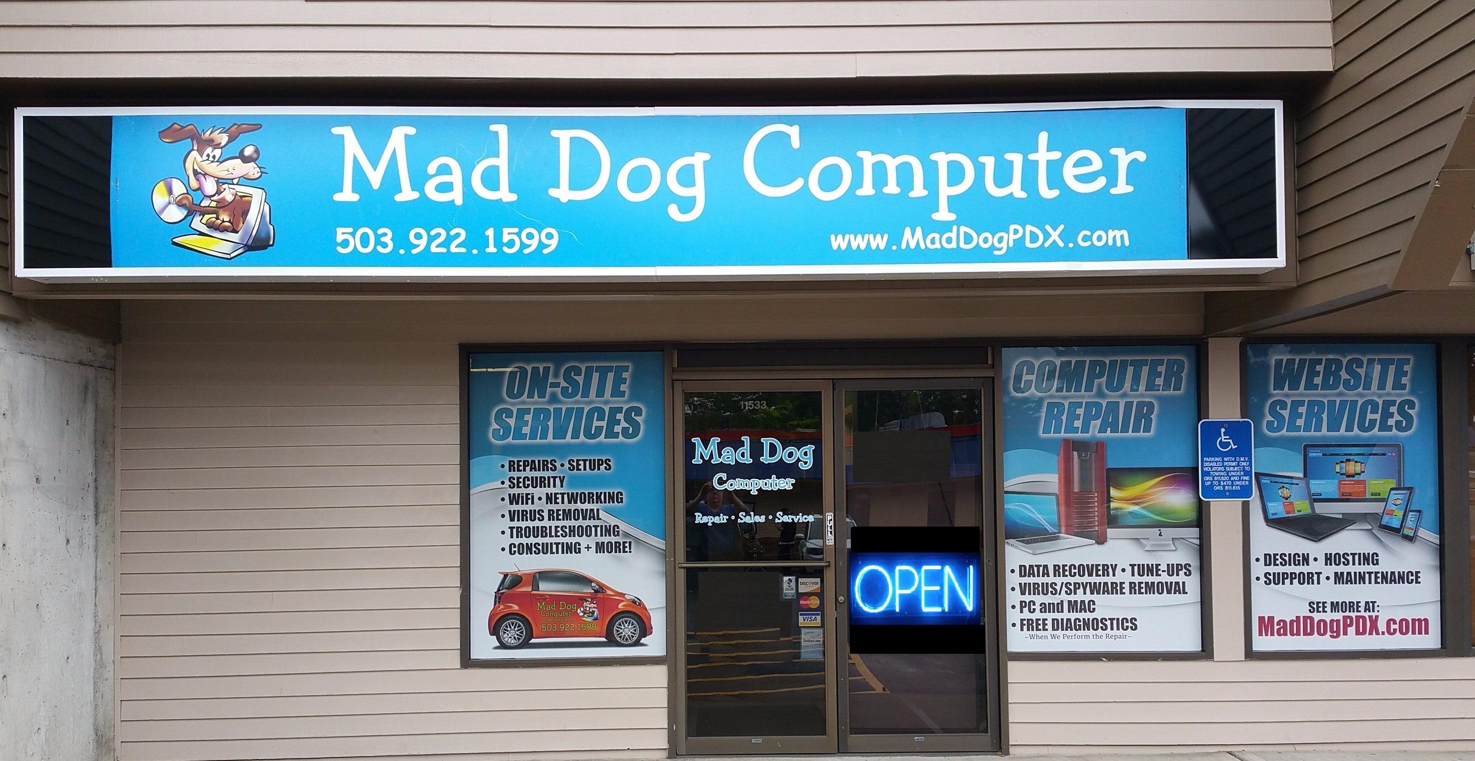 Mad Dog Computer Repair and Services Coupons near me in OREGON CITY