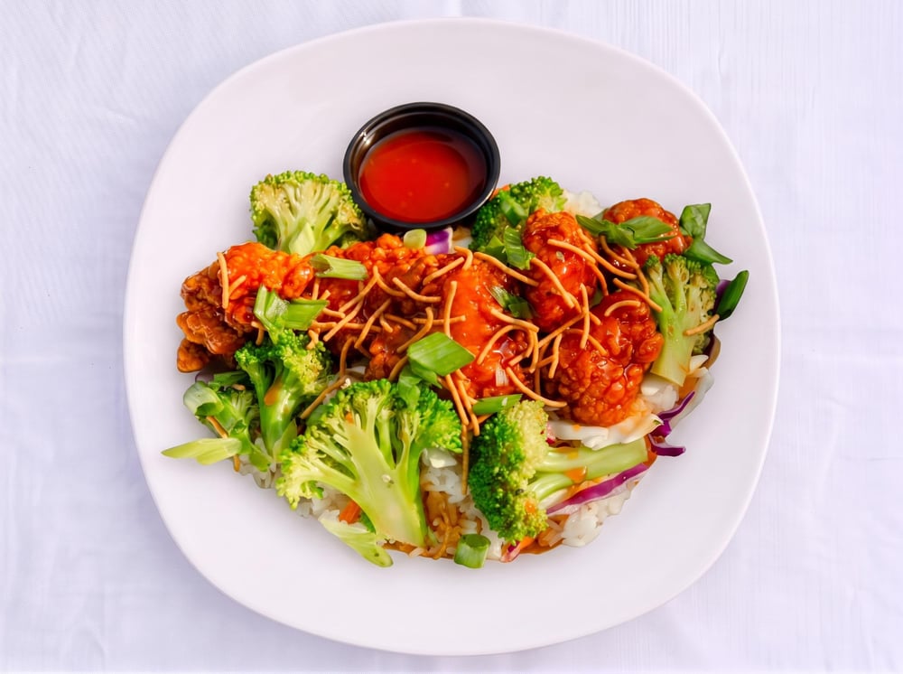 Crispy Orange Chicken Bowl