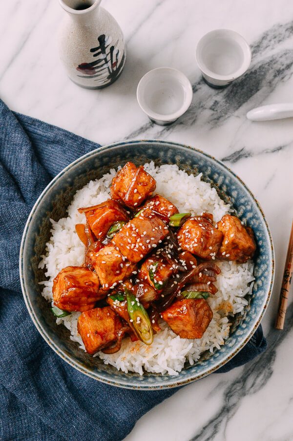Tofu bulgogi rice