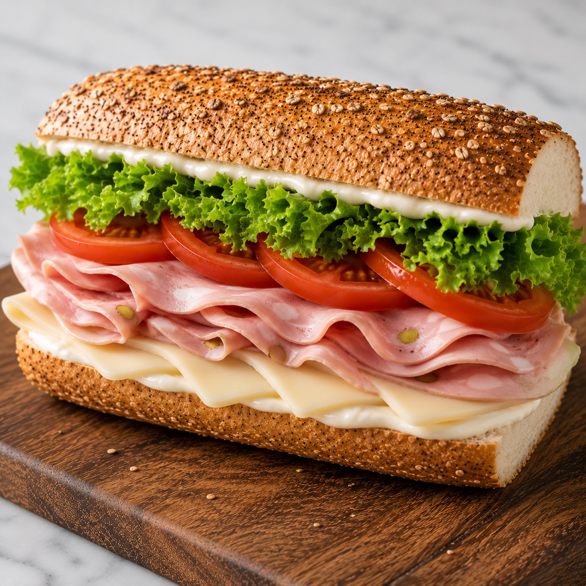 Mortadella & Cheese Sandwich