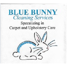 Blue Bunny Cleaning Service Logo