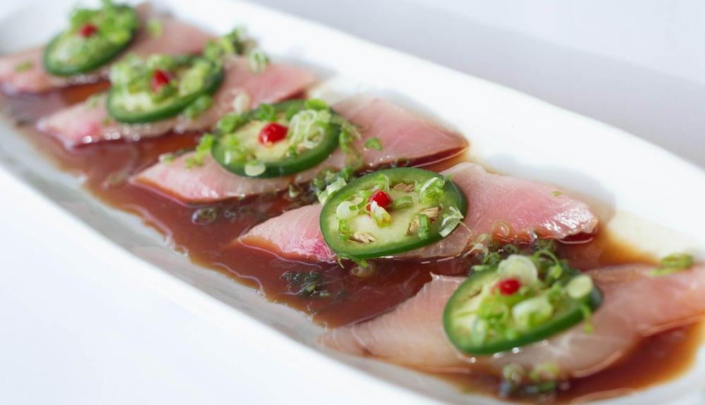 YELLOWTAIL CHILI PONZU SASHIMI