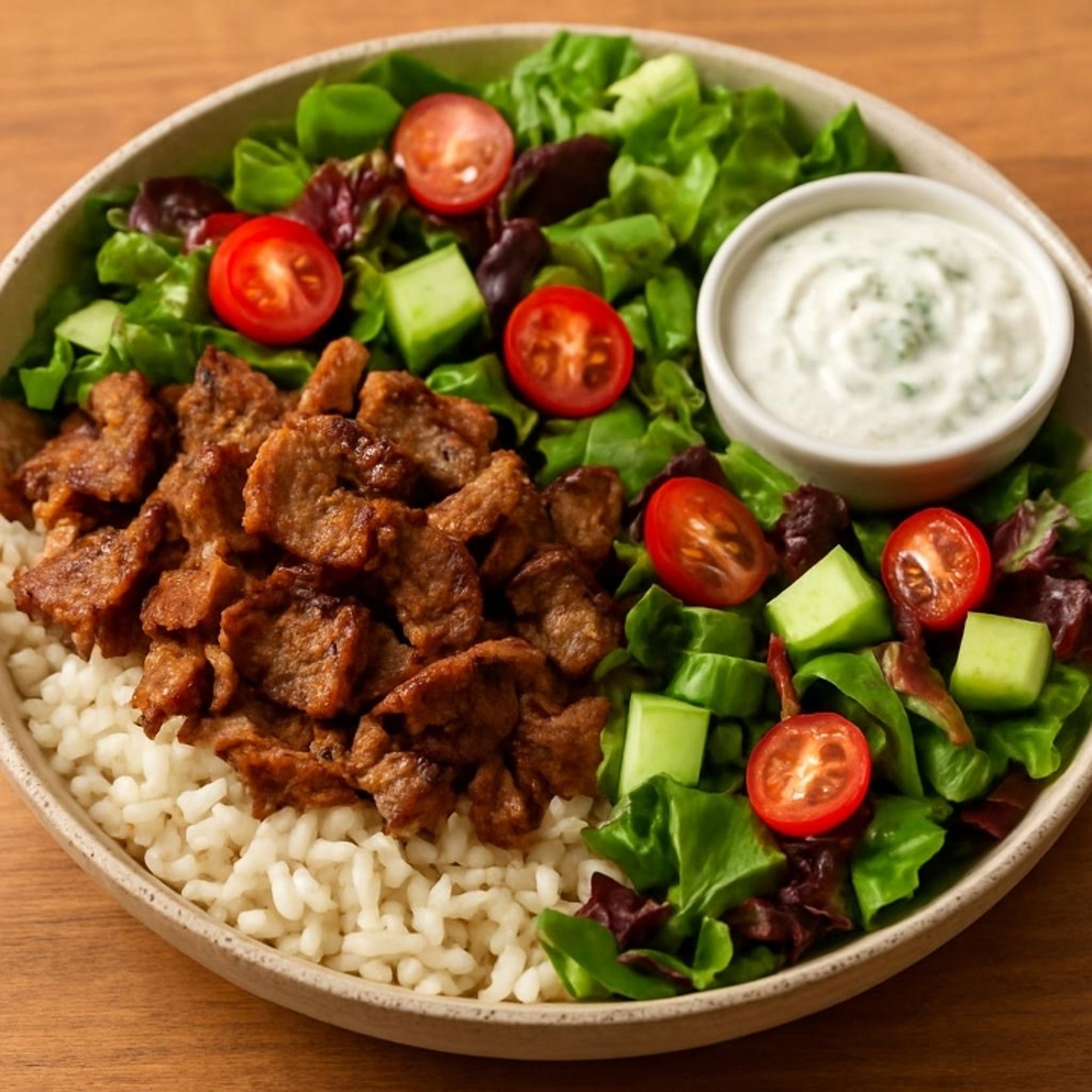 Gyro Rice Bowl