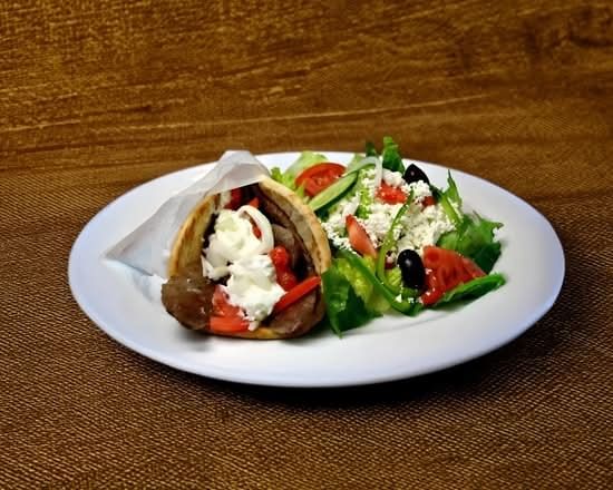 Gyro & Greek Salad Combo Plate