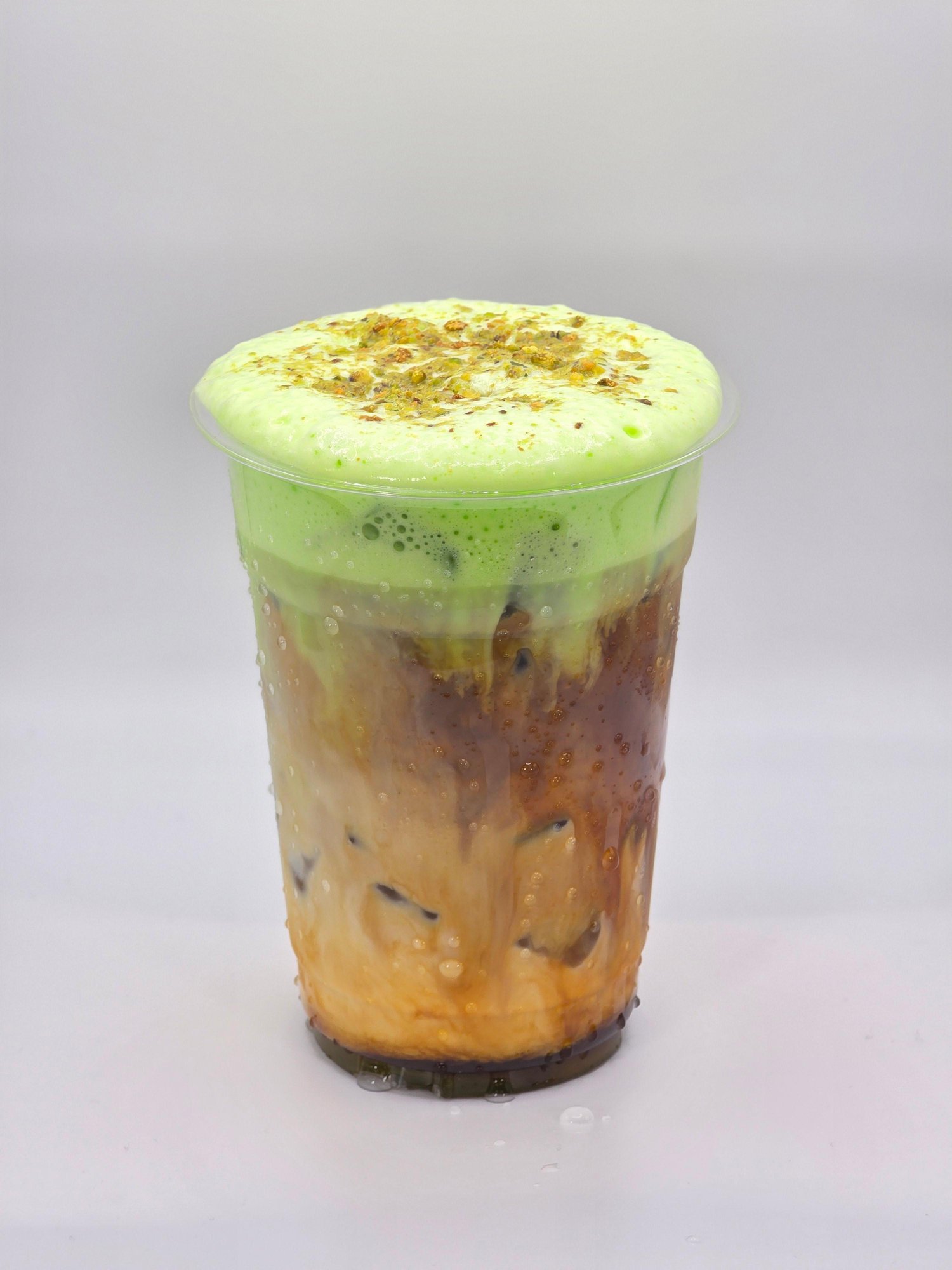 Iced Pistachio Latte (Cold Foam Included)