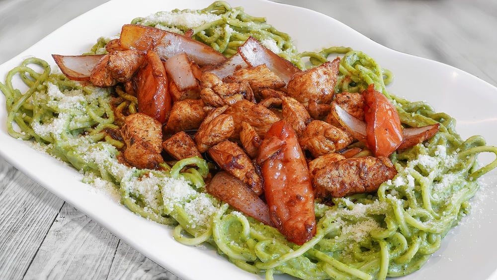 Chicken Pesto Saltado
