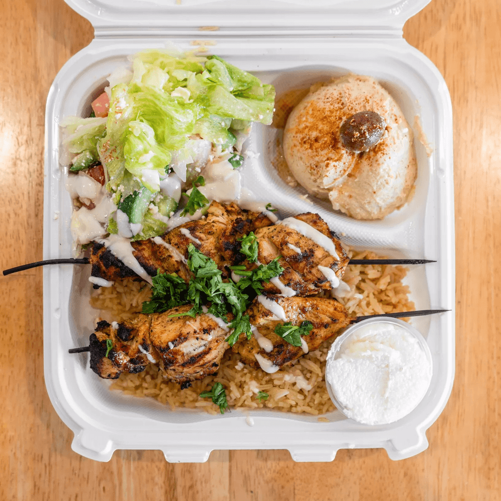 Chicken kabob (shish taouk)