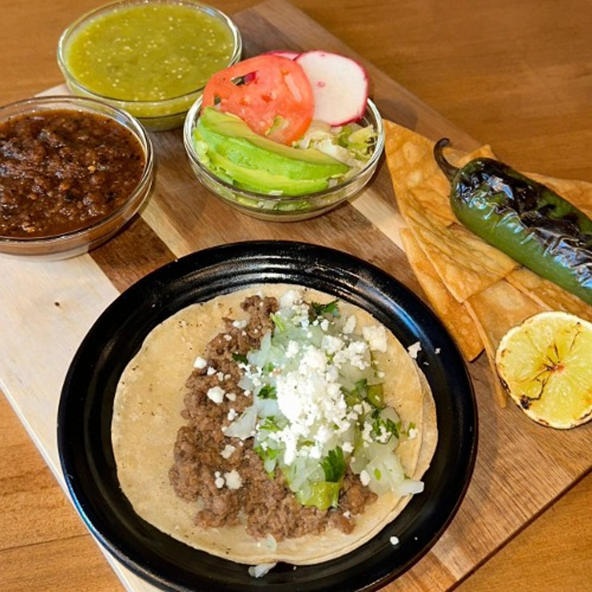Carne Picada Single Taco