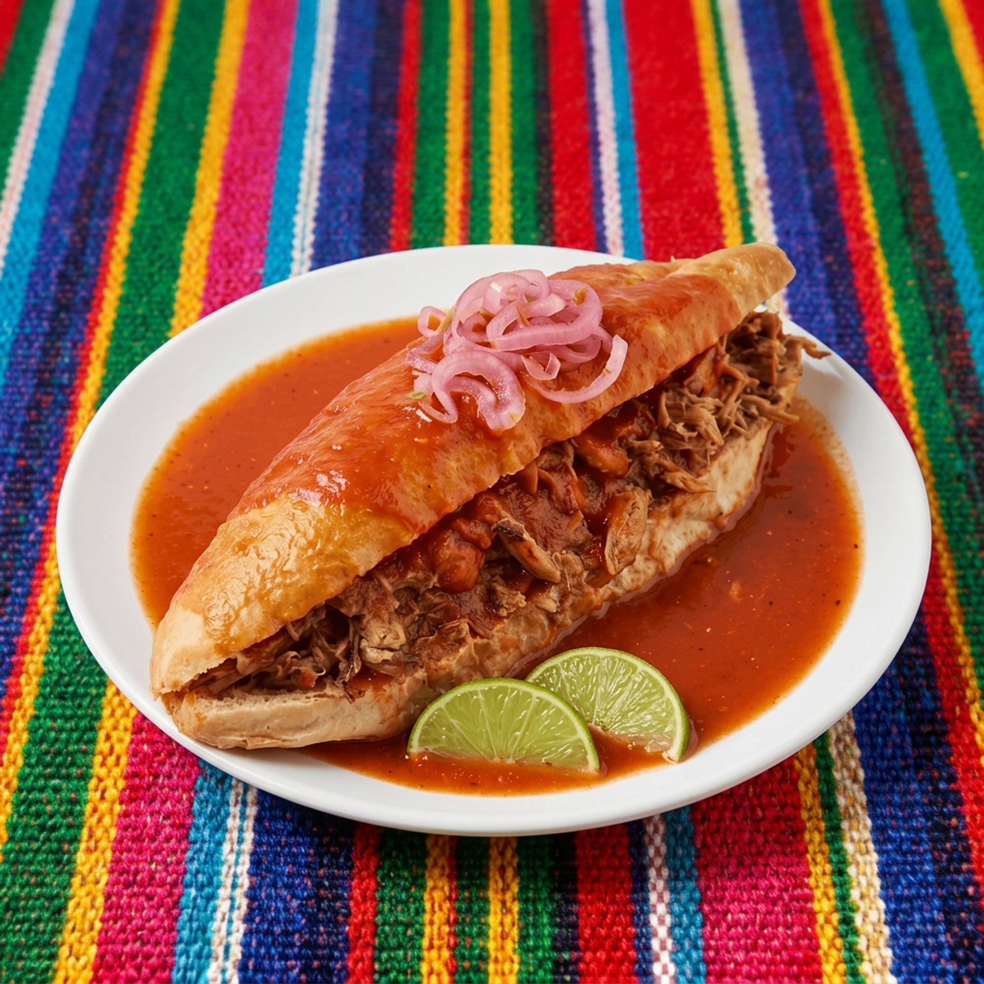 Torta Ahogada (Drowned Sandwich)