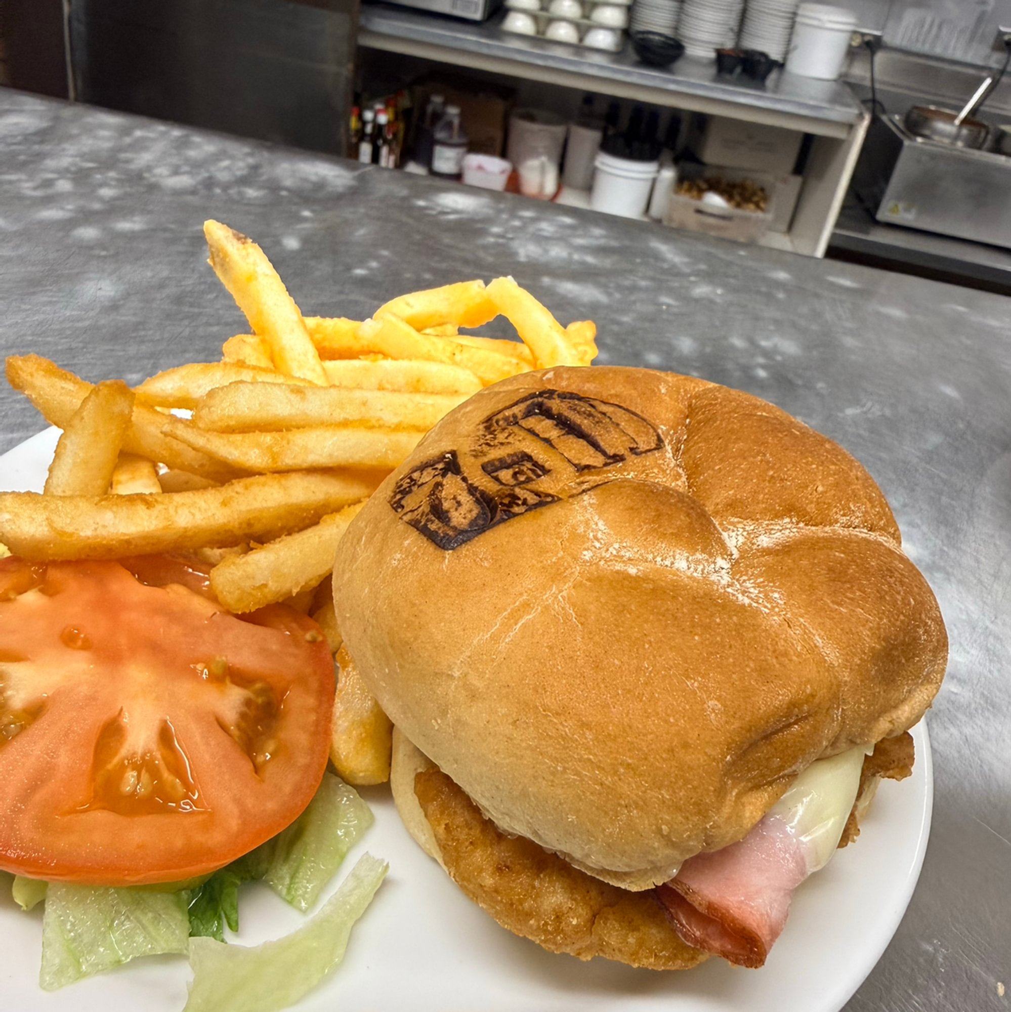 Chicken Cordon Bleu Sandwich