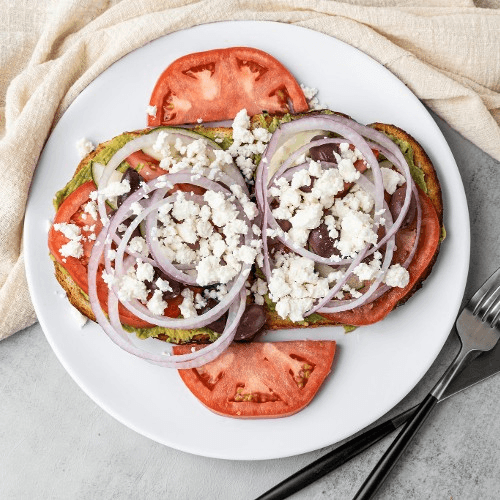 Greek Avocado Toast