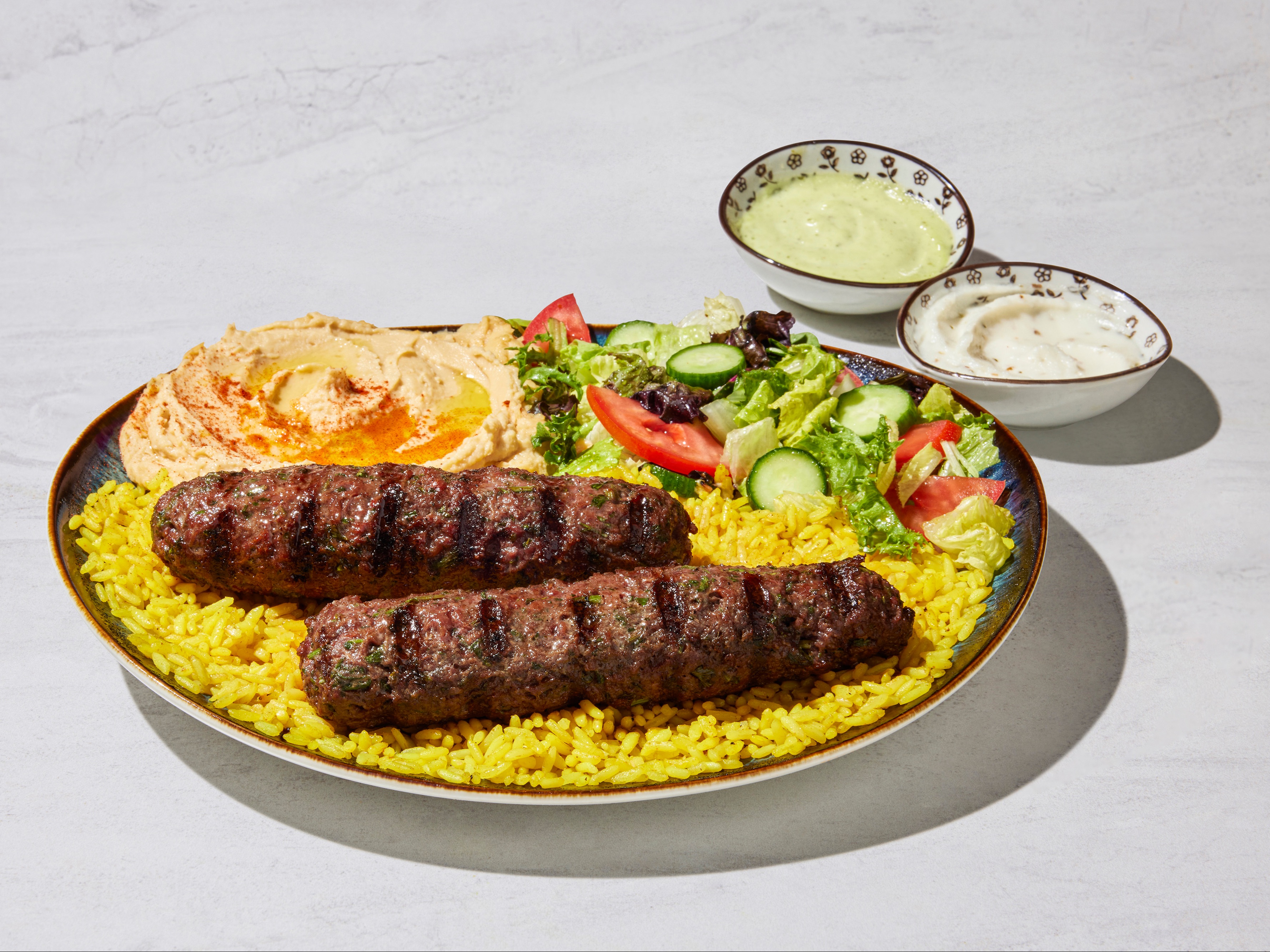 #2 Kafta Kabab Plate