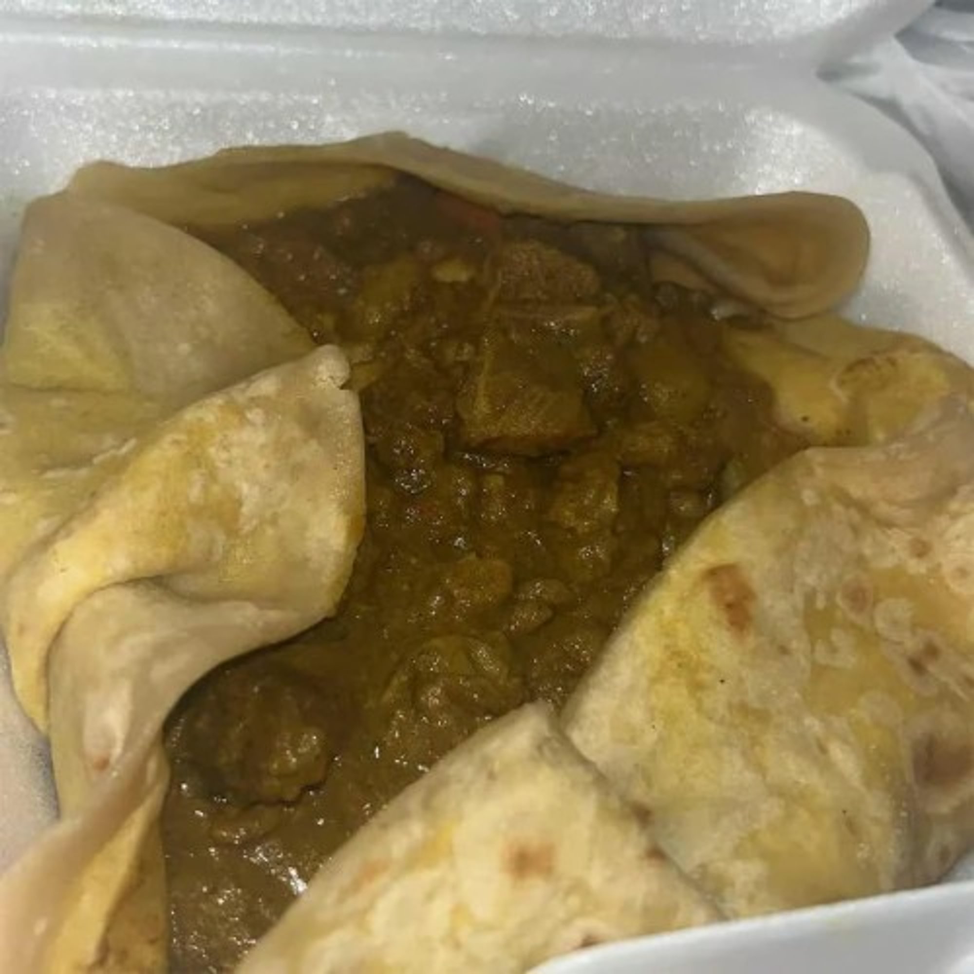 Goat Curry with Roti