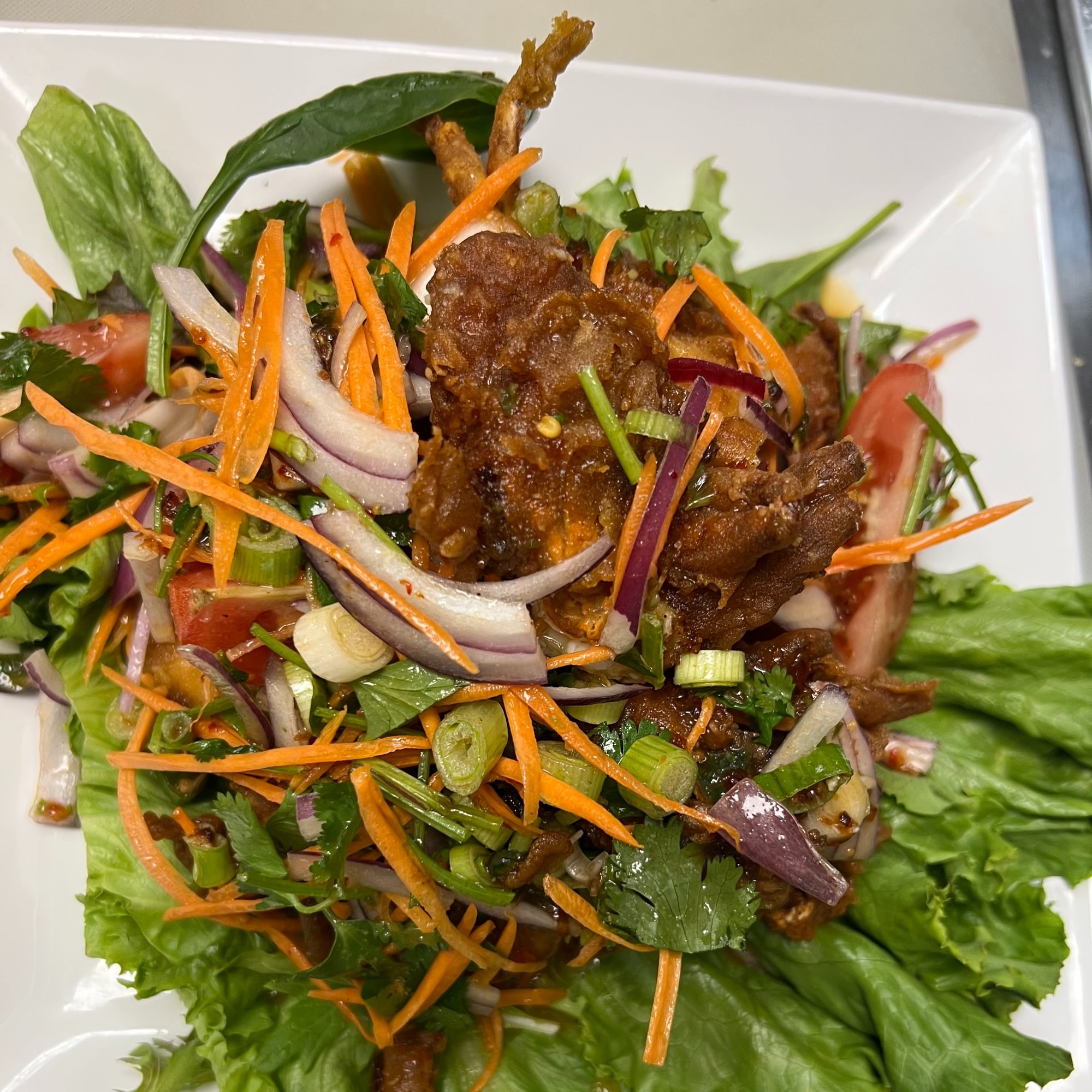 Soft Shell Crab Salad