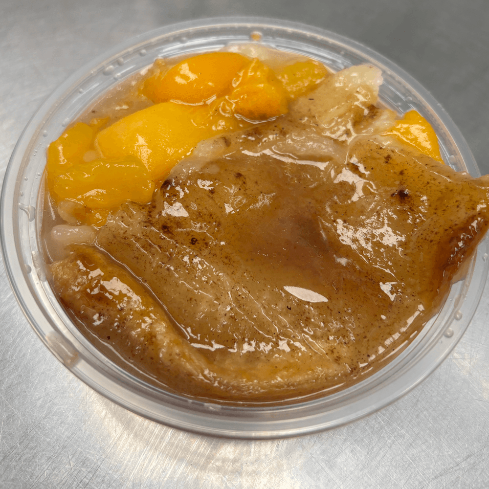 Peach cobbler